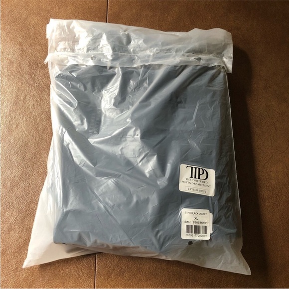 NEW The Tortured Poets Department TTPD Black Jacket XL (NO Patches) - Picture 13 of 14